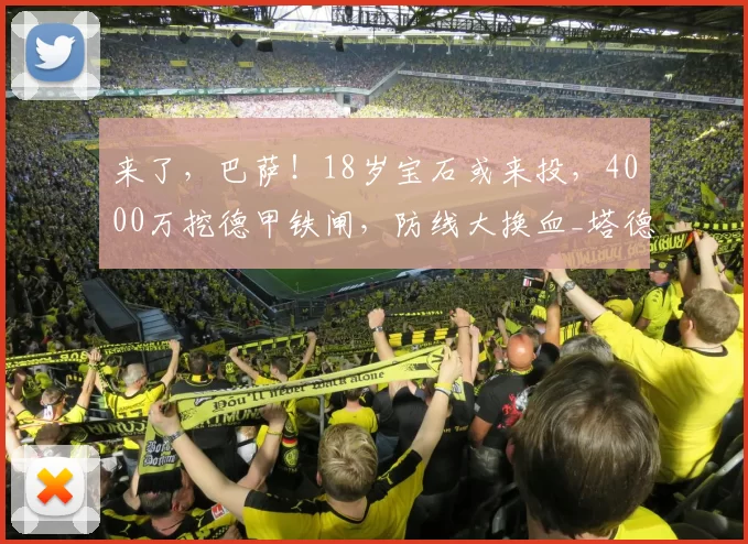 来了，巴萨！18岁宝石或来投，4000万挖德甲铁闸，防线大换血_塔德_洛特贝克_尼斯