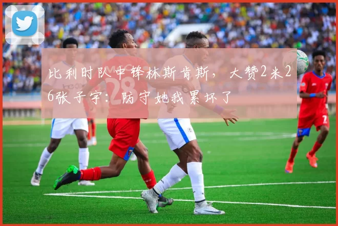 比利时队中锋林斯肯斯，大赞2米26张子宇：防守她我累坏了