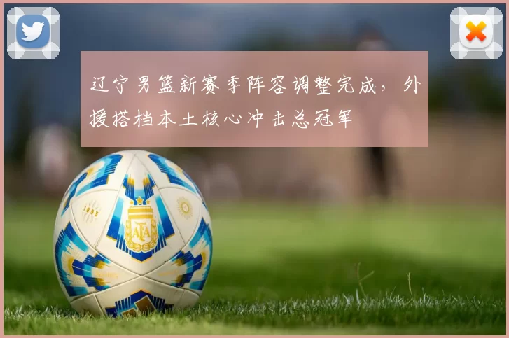 辽宁男篮新赛季阵容调整完成,外援搭档本土核心冲击总冠军