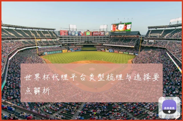 世界杯代理平台类型梳理与选择要点解析